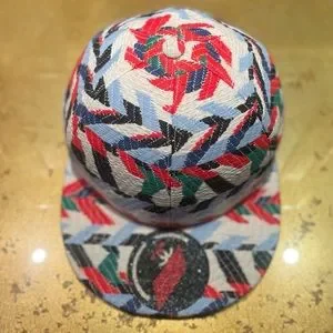 CHANEL 16S RUNWAY GEOMETRIC MULTICOLOR BASEBALL CAP CHANEL | Accessories | Chanel 6s Runway Geometric Multicolor  main image 2